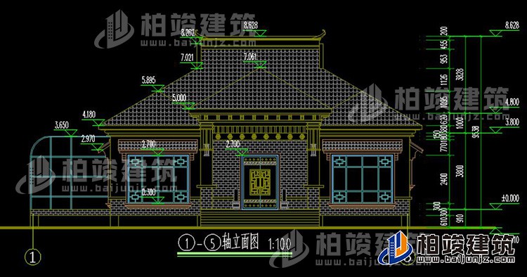 正立面图